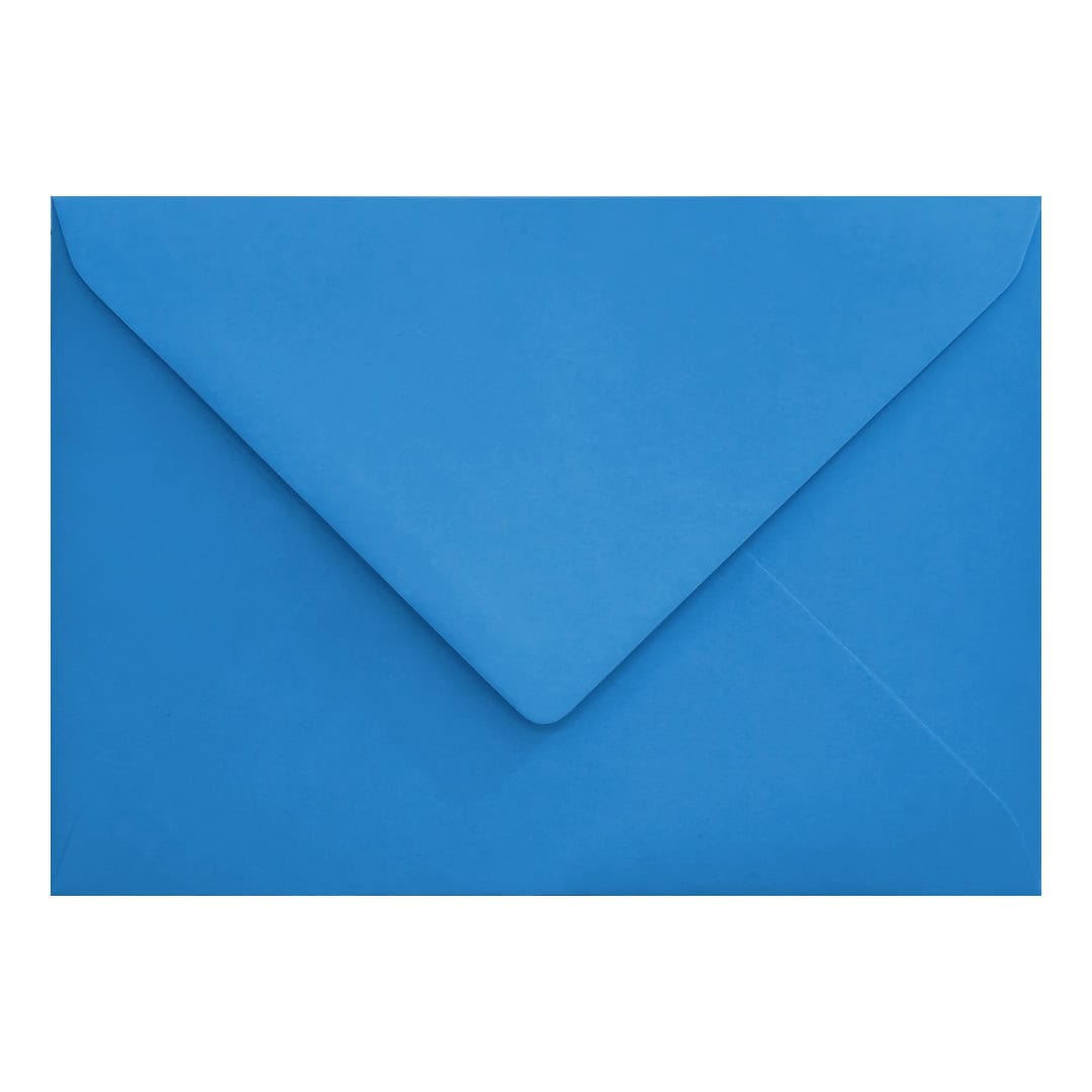 Clariana Bright Blue Envelope C5 Closed