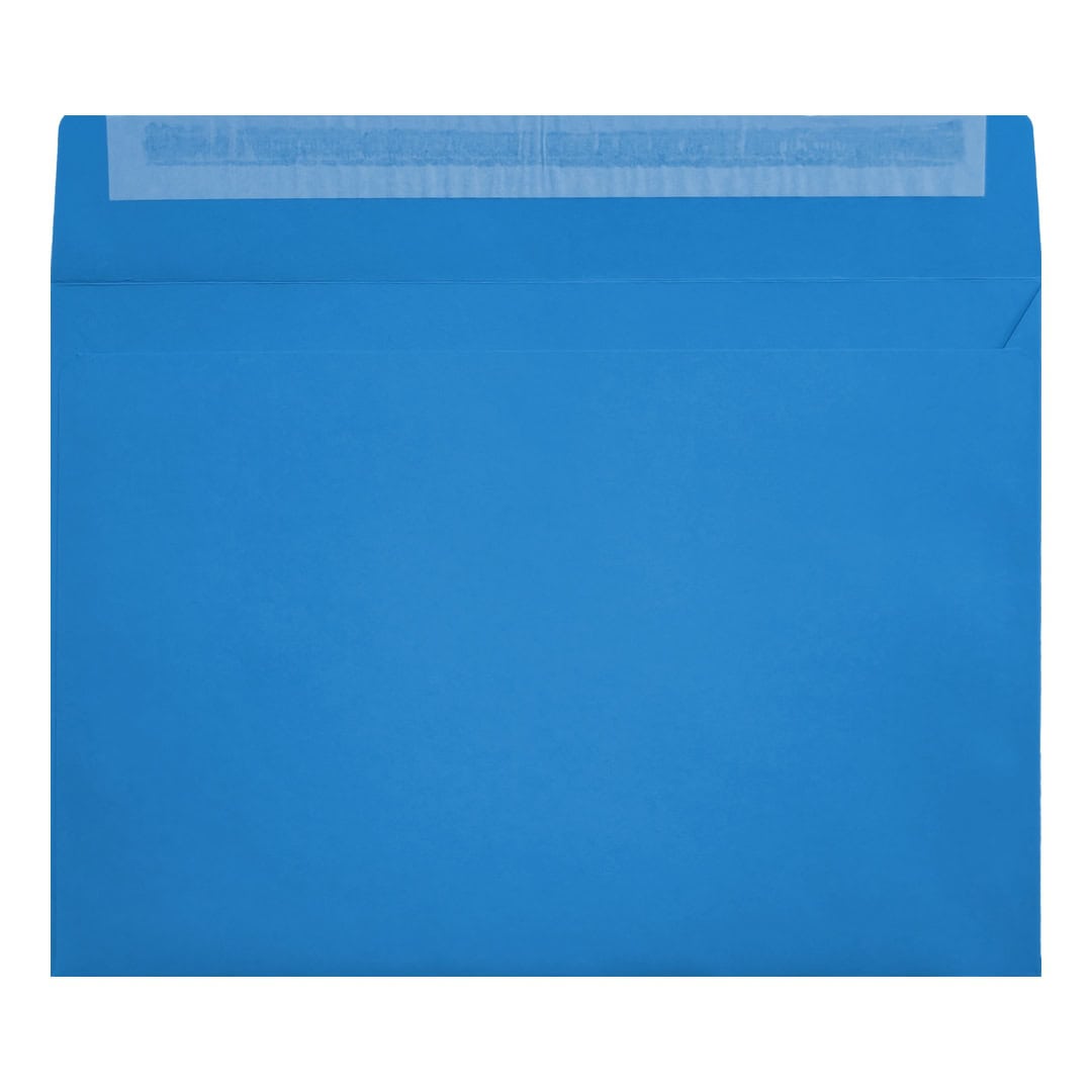 Clariana Bright Blue Envelope C5 Wallet Open