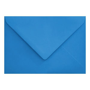 Clariana Bright Blue Envelope C6 Closed