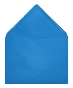 Clariana Bright Blue Envelope C6 Open