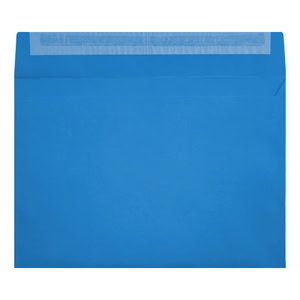 Clariana Bright Blue Envelope C6 Wallet Open