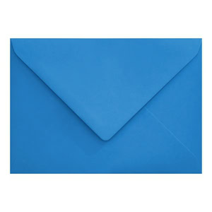 Clariana Bright Blue Envelope C7 Closed