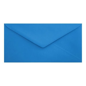 Clariana Bright Blue Envelope Dl Closed