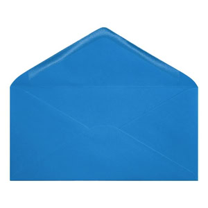 Clariana Bright Blue Envelope Dl Open