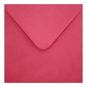 Clariana Bright Pink Envelope 130mm Square Closed
