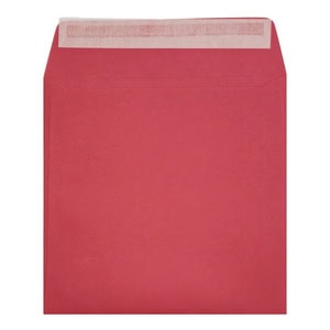 Clariana Bright Pink Envelope 155mm Square Wallet Open