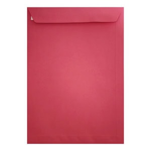 Clariana Bright Pink Envelope C4 Pocket Closed