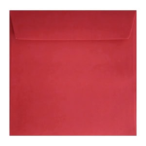Clariana Bright Red Envelope 220mm Square Wallet Ratio