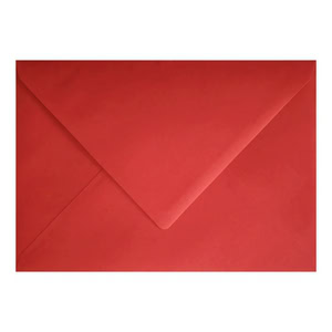 Clariana Bright Red Envelope B6 Closed