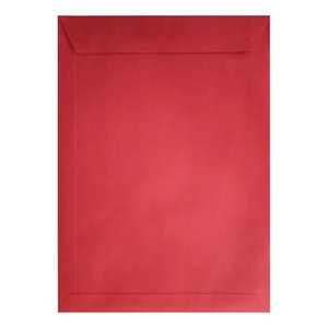 Clariana Bright Red Envelope C4 Pocket Ratio