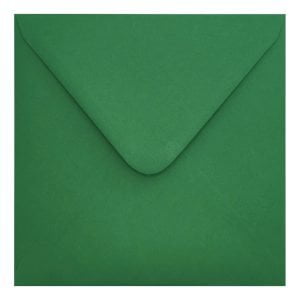 Clariana Dark Green Envelope 155mm Square Closed