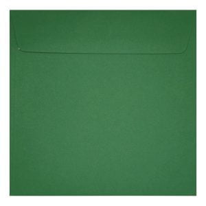 Clariana Dark Green Envelope 155mm Square Wallet Closed