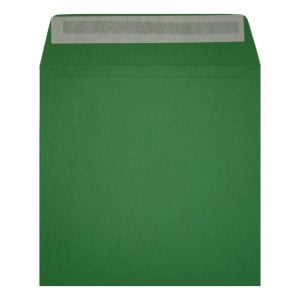 Clariana Dark Green Envelope 220mm Square Wallet Open