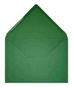 Clariana Dark Green Envelope C5 Open