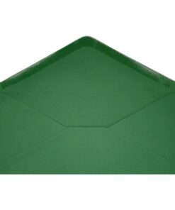 Clariana Dark Green Envelope Letterbox Open