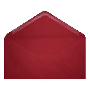 Clariana Dark Red Envelope Dl Open