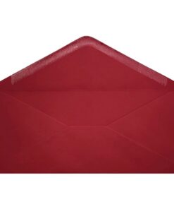 Clariana Dark Red Envelope Letterbox Open
