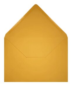 Clariana Dark Yellow Envelope B6 Open
