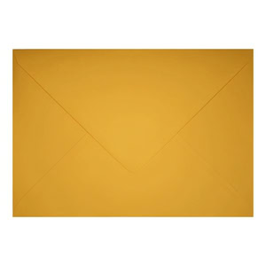 Clariana Dark Yellow Envelope C5 Closed