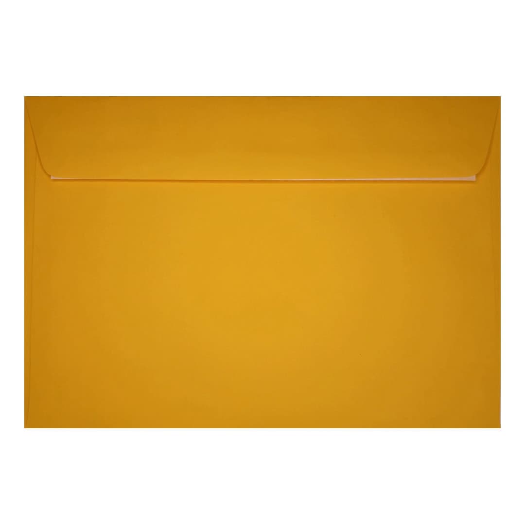 Clariana Dark Yellow Envelope C5 Wallet Closed