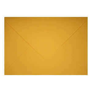 Clariana Dark Yellow Envelope C6 Closed