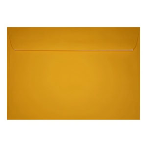 Clariana Dark Yellow Envelope C6 Wallet Closed