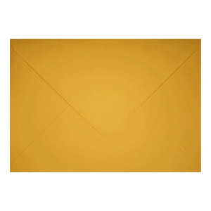 Clariana Dark Yellow Envelope C7 Closed