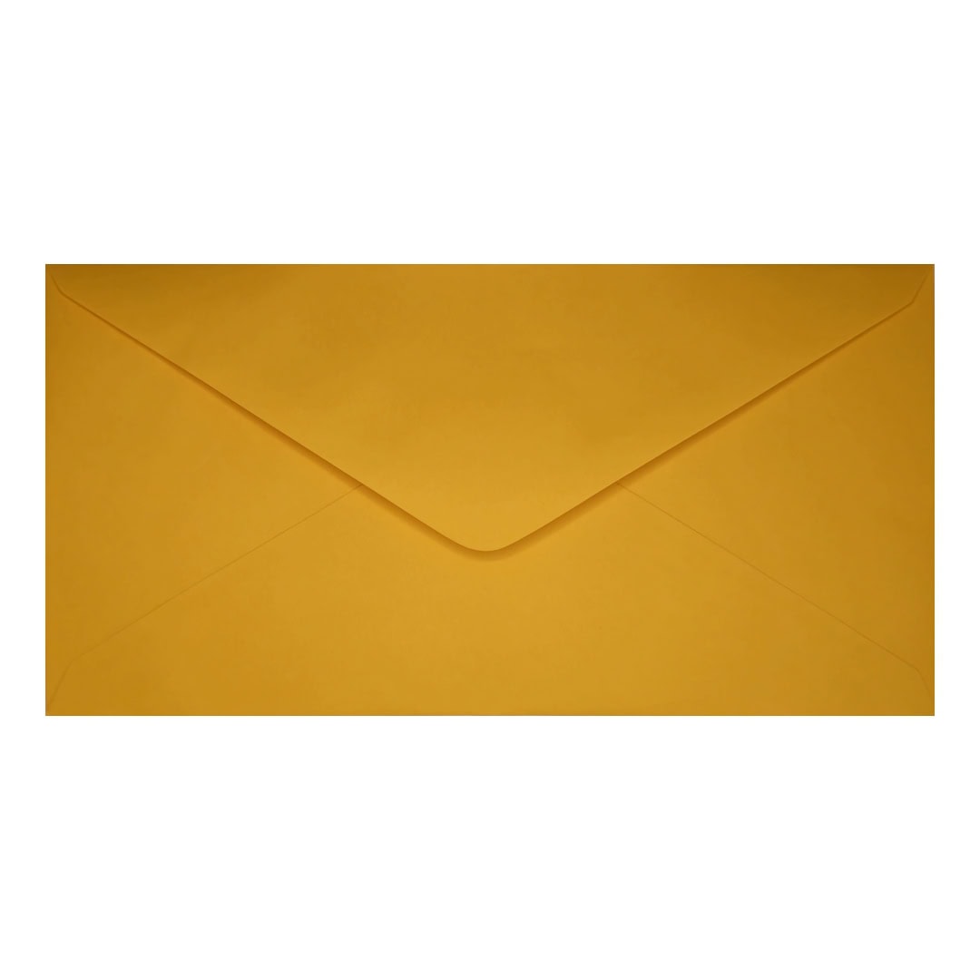 Clariana Dark Yellow Envelope Dl Closed