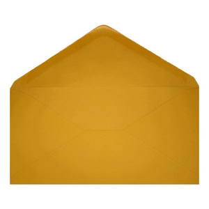 Clariana Dark Yellow Envelope Dl Open