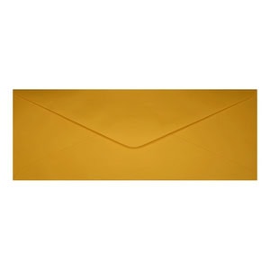Clariana Dark Yellow Envelope Letterbox Closed