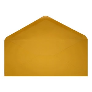 Clariana Dark Yellow Envelope Letterbox Open