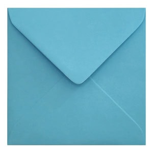 Clariana Mid Blue Envelope 130mm Square Closed