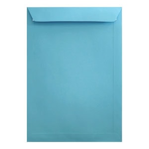 Clariana Mid Blue Envelope C4 Pocket Closed