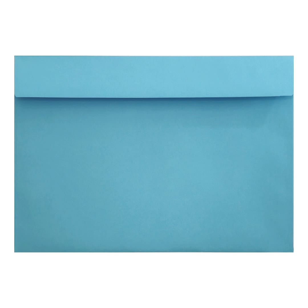 Clariana Mid Blue Envelope C5 Wallet Closed