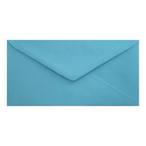 Clariana Mid Blue Envelope Dl Closed