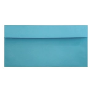 Clariana Mid Blue Envelope Dl Wallet Closed