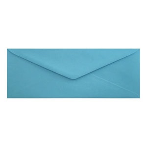 Clariana Mid Blue Envelope Letterbox Closed