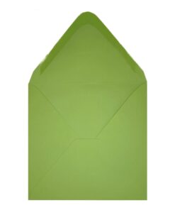 Clariana Mid Green Envelope 155mm Square Open