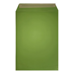Clariana Mid Green Envelope C4 Pocket Open