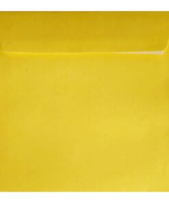 Clariana Mid Yellow Envelope 220mm Square Wallet Closed