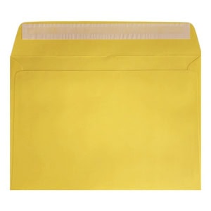 Clariana Mid Yellow Envelope C5 Wallet Open