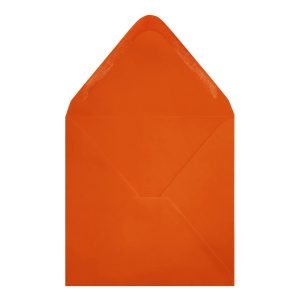 Clariana Orange Envelope 155mm Square Open