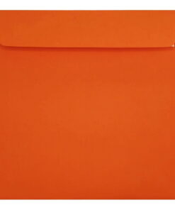 Clariana Orange Envelope 220mm Square Wallet Closed