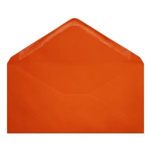 Clariana Orange Envelope Dl Open