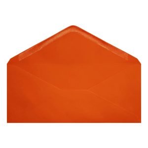 Clariana Orange Envelope Letterbox Open