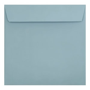 Clariana Pale Blue Envelope 155mm Square Wallet Closed