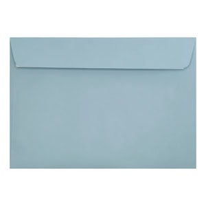 Clariana Pale Blue Envelope C6 Wallet Closed