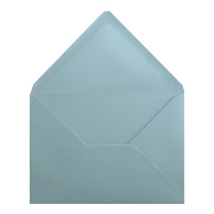 Clariana Pale Blue Envelope C7 Open