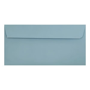 Clariana Pale Blue Envelope Dl Wallet Closed