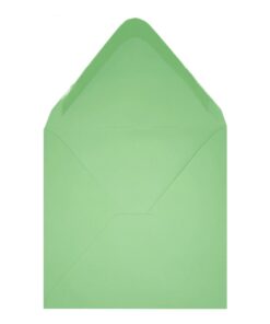 Clariana Pale Green Envelope 130mm Square Open